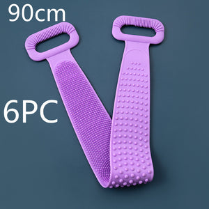 SilkScrub™ Dual-Sided Silicone Exfoliating Bath Strap