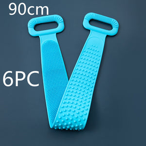 SilkScrub™ Dual-Sided Silicone Exfoliating Bath Strap