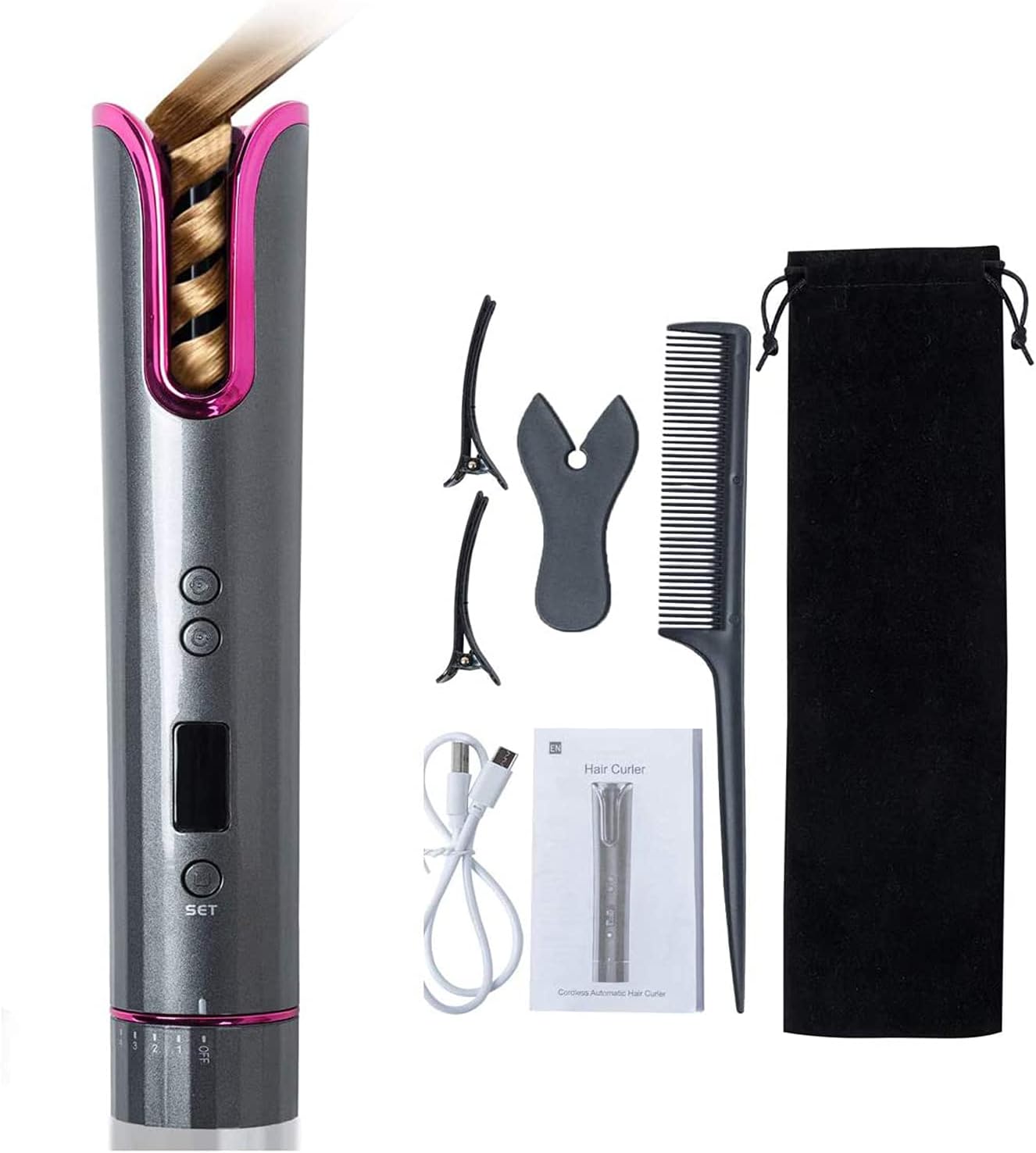 Auto-Rotating Ceramic Hair Curler brings salon-quality styling to your fingertips 