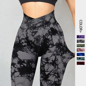 FlexDye™ Seamless Tie-Dye Leggings – Women’s Activewear