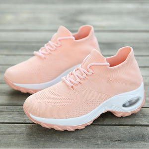FlexStride women’s knit sneakers - shaking shoes