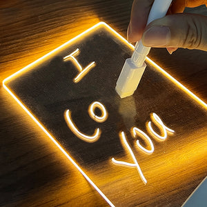 GlowNote™ LED message board night light with pen by Iconiqu Amsterdam