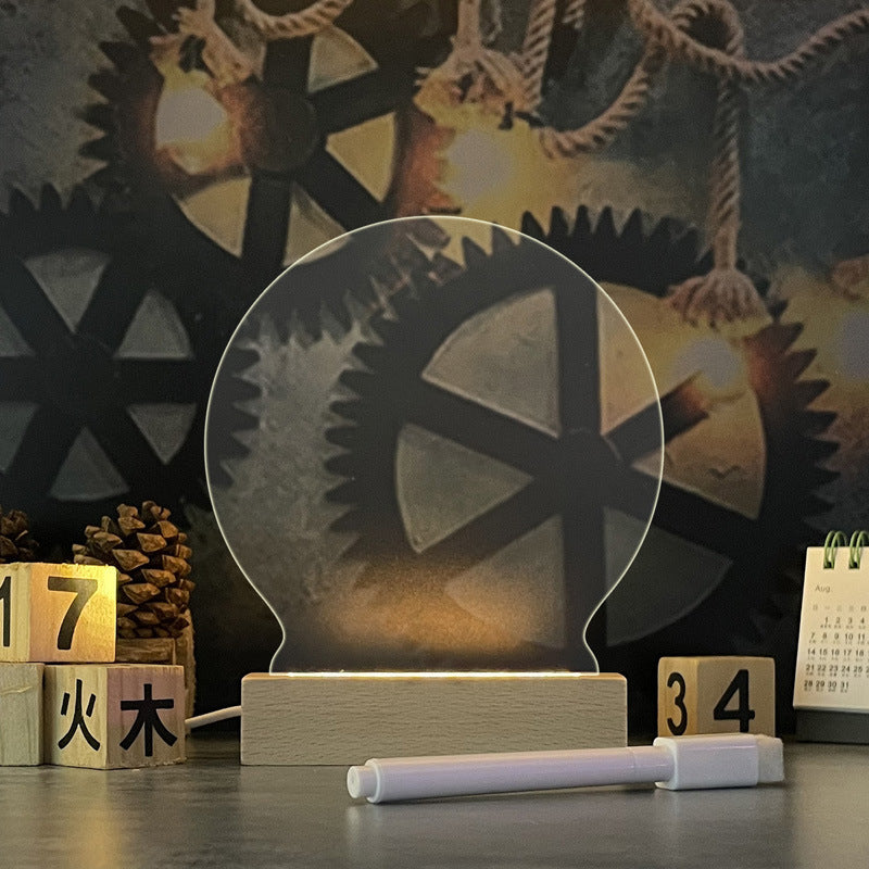 GlowNote™ LED message board night light with pen by Iconiqu Amsterdam