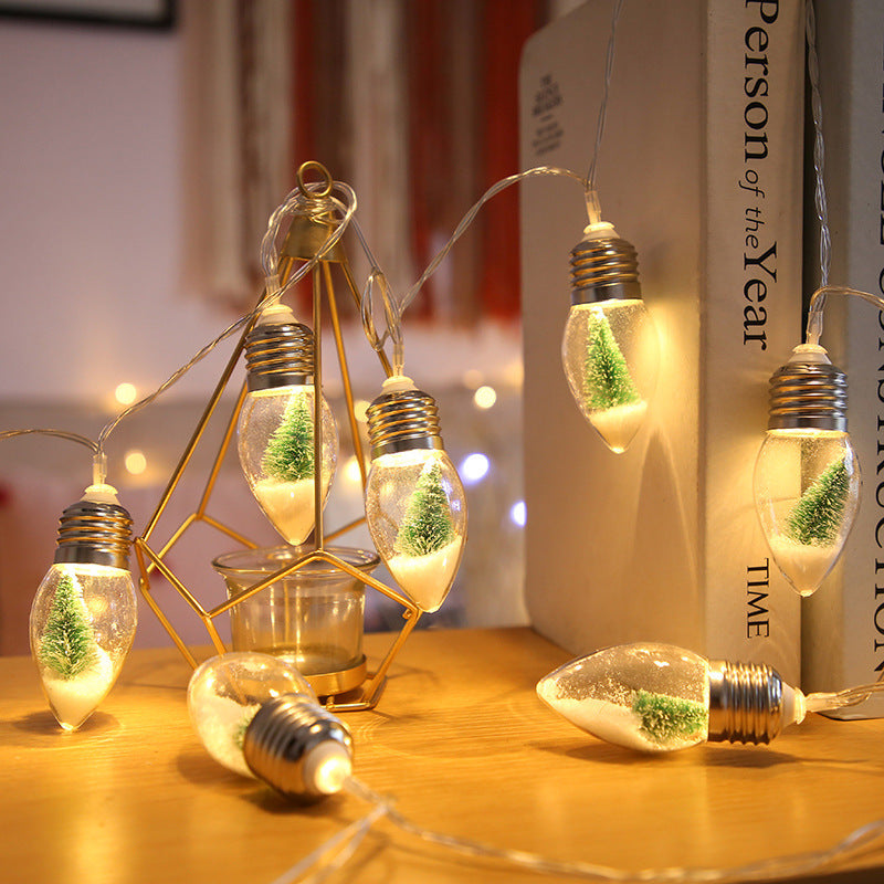 LumaWish™ battery-powered LED wishing bottle string lights 