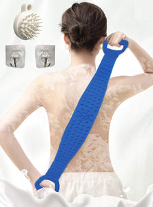 SilkScrub dual-sided silicone bath strap