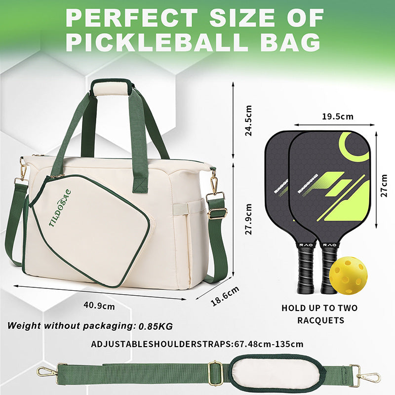 Size  chart - ProServe tennis backpack 