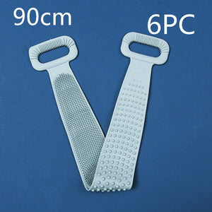 SilkScrub™ Dual-Sided Silicone Exfoliating Bath Strap