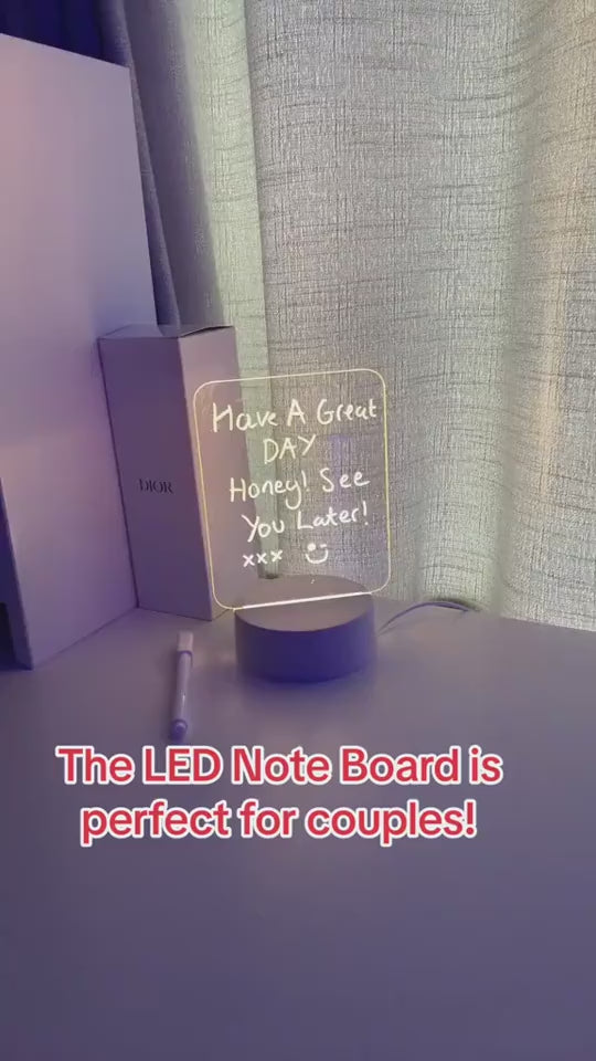GlowNote™ LED Message Night Light – Iconiqu Amsterdam