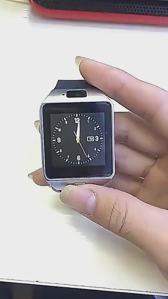 video- PulseMate DZ09 Smartwatch with SIM card by Iconiqu Amsterdam