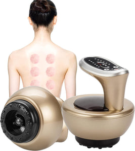 PulseGlow Magnetic Therapy Massager device with cupping and scraping functions