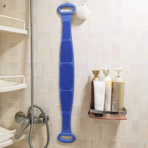 Bath towel silicone rubbing back towel