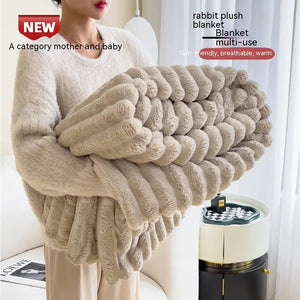 CloudHug™ Velvet Fur Blanket – Ultra-Soft Double-Sided Throw | Iconiqu Amsterdam