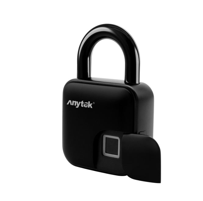 LockMate L3 waterproof smart fingerprint padlock on a locker